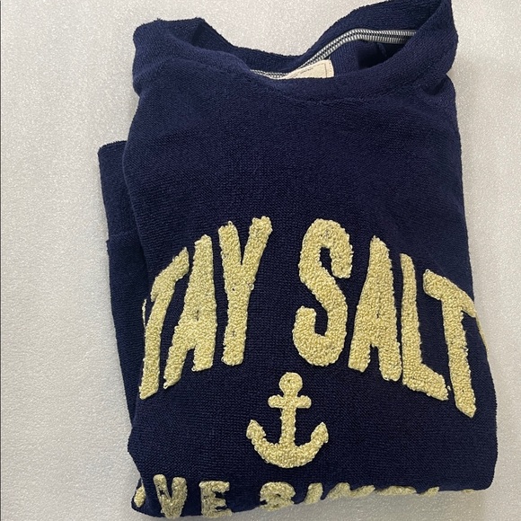 Simply southern nwot- Navy Blue 'Stay Salty' Sweatshirt medium - Picture 6 of 9